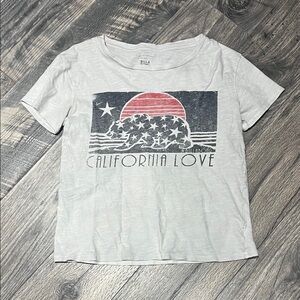 Billabong Women's Gray California Love Tee